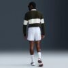 پلوشرت تنیس مردانه نایک NikeCourt Slam Dri-FIT ADV Long Sleeve - زیتونی/سفید - Image 4