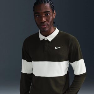 پلوشرت تنیس مردانه نایک NikeCourt Slam Dri-FIT ADV Long Sleeve - سبز/آبی