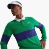 پلوشرت تنیس مردانه نایک NikeCourt Slam Dri-FIT ADV Long Sleeve - سبز/آبی - Image 3