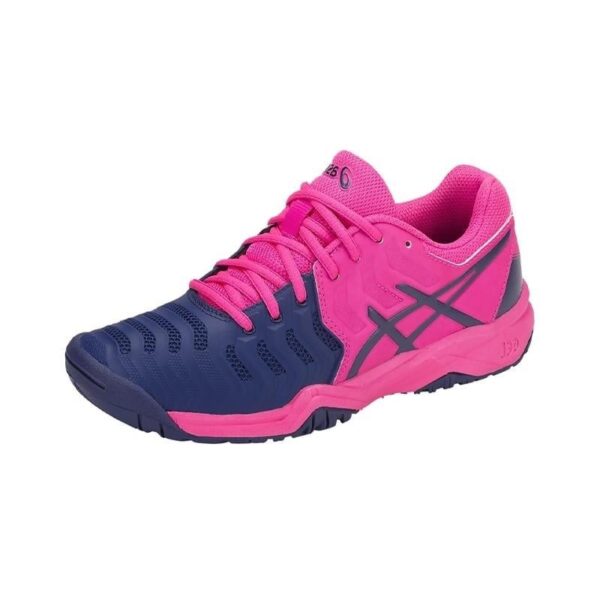 کفش تنیس بچگانه اسیکس Asics Gel-Resolution 7 GS Kids - صورتی - Image 5