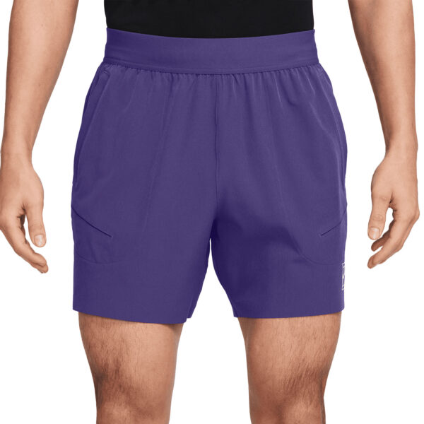 شلوارک تنیس مردانه نایک NikeCourt Advantage Dri-FIT 15 cm - ارغوانی