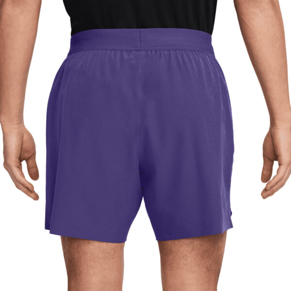 شلوارک تنیس مردانه نایک NikeCourt Advantage Dri-FIT 15 cm - ارغوانی - Image 4