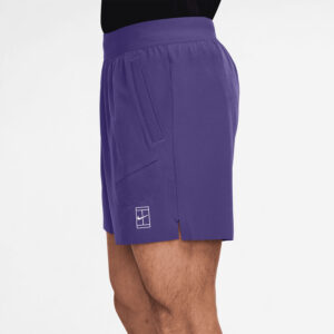 شلوارک تنیس مردانه نایک NikeCourt Advantage Dri-FIT 15 cm – ارغوانی