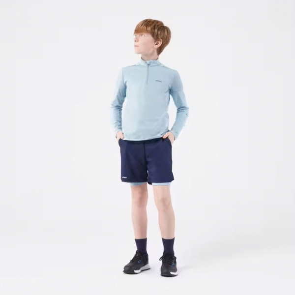 سویشرت تنیس پسرانه آرتنگو Artengo Sweatshirt TTS ML TH - آبی - Image 2