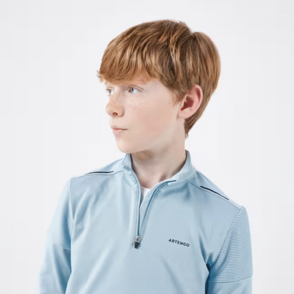 سویشرت تنیس پسرانه آرتنگو Artengo Sweatshirt TTS ML TH - آبی - Image 4