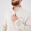 سویشرت تنیس مردانه دکتلون DECATHLON Thermic - کرم - Image 3