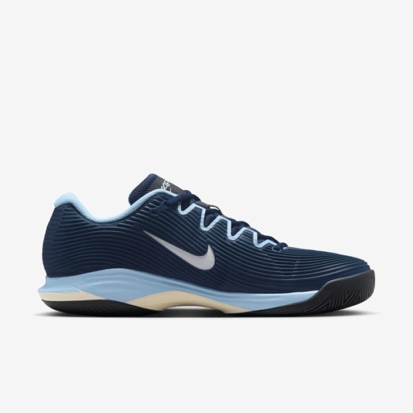 کفش تنیس مردانه نایک Nike Vapor 12 Tennis Shoes- سرمه ای - Image 2