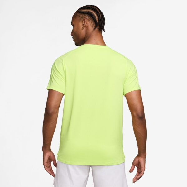 تی شرت تنیس مردانه نایک Nike Court Advantage Dri-FIT - زرد - Image 3