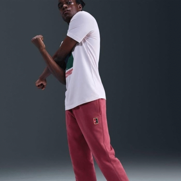 شلوار تنیس مردانه نایک Nike Court Heritage Dri-FIT  - صورتی - Image 3