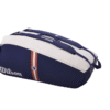 ساک تنیس ویلسون Wilson Roland Garros Super Tour 9R - سفید/سرمه ای - Image 2