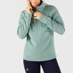 سویشرت تنیس زنانه دکتلون DECATHLON - سبز