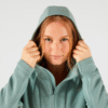 سویشرت تنیس زنانه دکتلون DECATHLON - سبز - Image 6