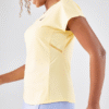 تی شرت تنیس زنانه دکتلون DECATHLON TTS Dry - زرد - Image 5
