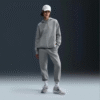 سویشرت تنیس زنانه نایک NikeCourt Heritage Phoenix Fleece - طوسی - Image 4