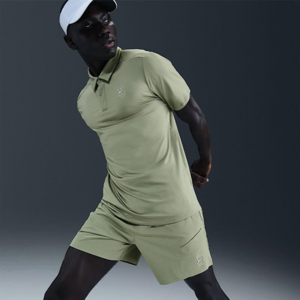 شلوارک تنیس مردانه نایک NikeCourt Advantage Dri-FIT 6'' (15 cm) - سبز - Image 5