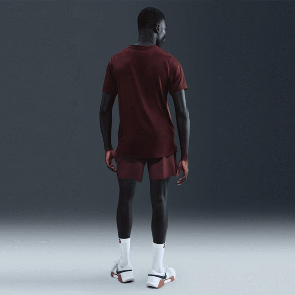 تی شرت تنیس مردانه نایک Nike Court Advantage Dri-FIT - زرشکی - Image 5
