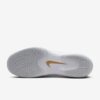 کفش تنیس مردانه نایک Nike Vapor 12 Tennis Shoes- سفید/طلایی - Image 3