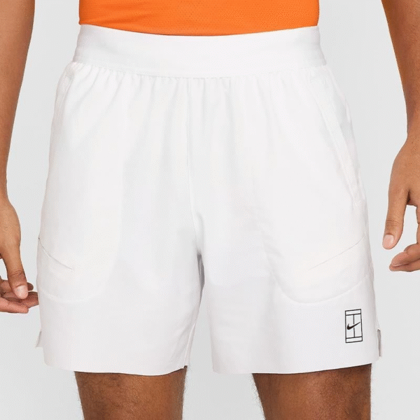 شلوارک تنیس مردانه نایک NikeCourt Advantage Dri-FIT 6'' (15 cm) - سفید