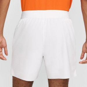 شلوارک تنیس مردانه نایک NikeCourt Advantage Dri-FIT 6” (15 cm) – سفید