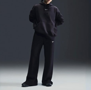 سویشرت تنیس زنانه نایک NikeCourt Heritage Phoenix Fleece - مشکی - تصویر 3