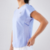 تی شرت تنیس زنانه دکتلون DECATHLON TTS Dry - بنفش - Image 2