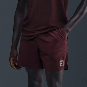 شلوارک تنیس مردانه نایک NikeCourt Advantage Dri-FIT 6'' (15 cm) - زرشکی