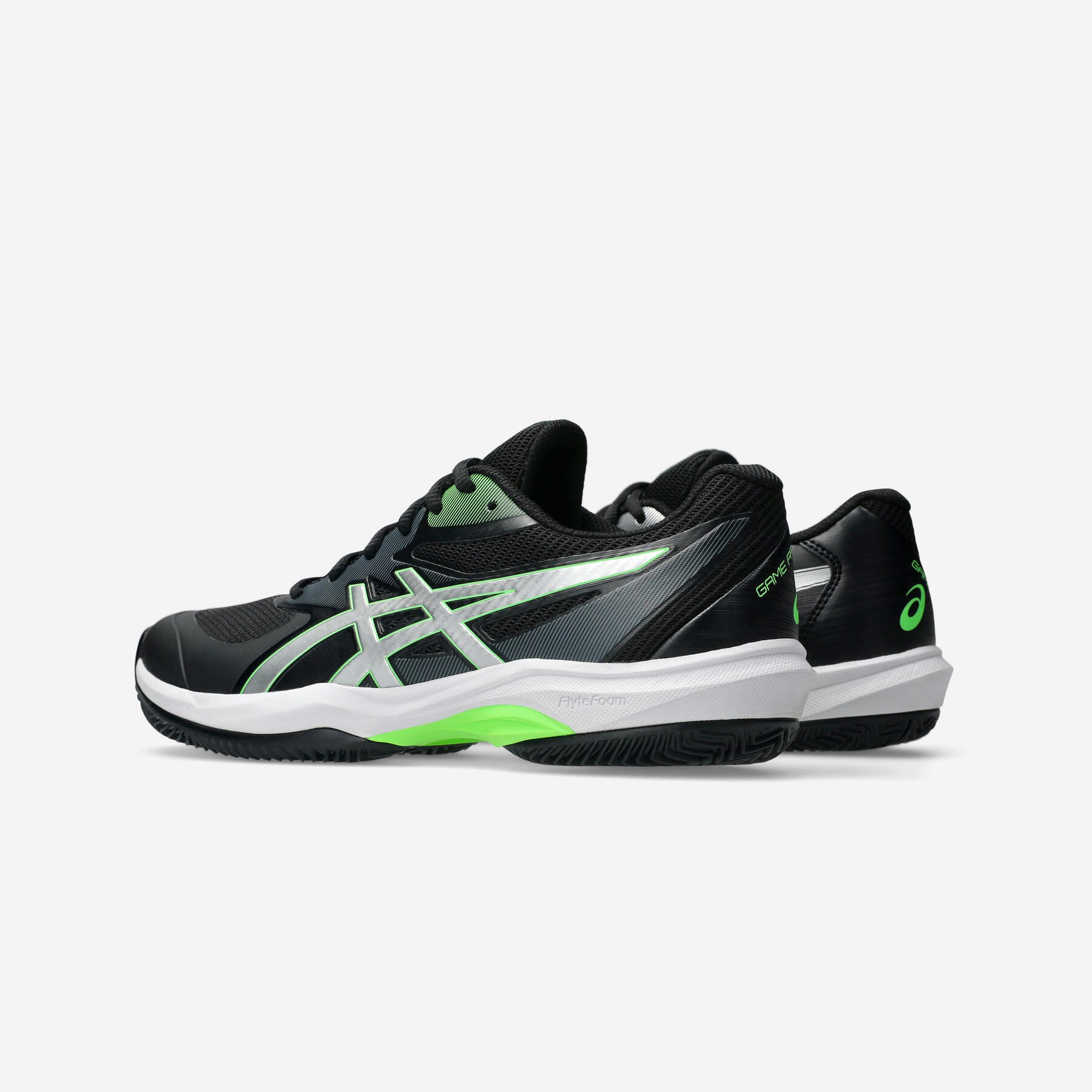 کفش تنیس مردانه اسیکس - ASICS Tennis Shoes Game FF Clay - مشکی/سبز کفش تنیس مردانه اسیکس - ASICS Tennis Shoes Game FF Clay - مشکی/سبز - Image 5