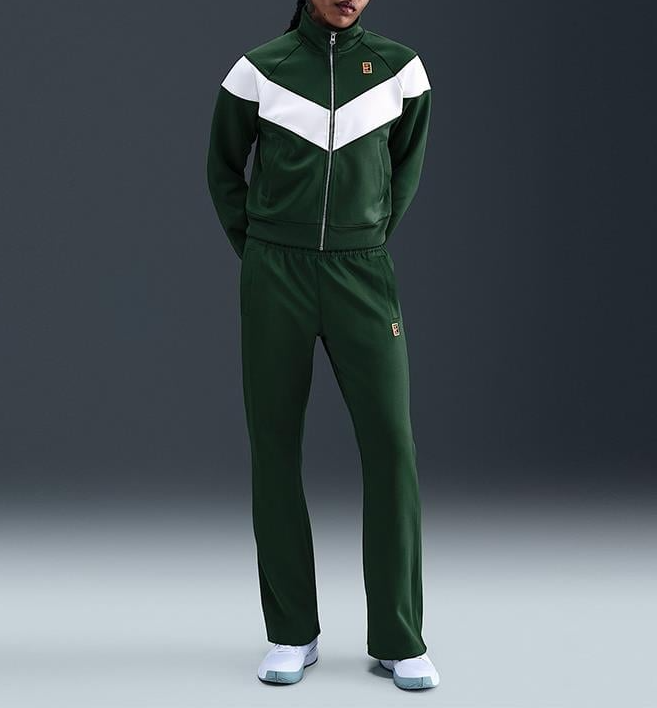شلوار تنیس زنانه نایک NikeCourt Heritage Windrunner - سبز شلوار تنیس زنانه نایک NikeCourt Heritage Windrunner - سبز - Image 2