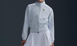 سویشرت تنیس زنانه نایک Nike Court Heritage Logo - طوسی