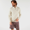 سویشرت تنیس مردانه دکتلون DECATHLON Thermic - کرم