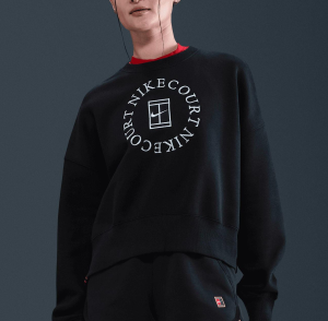 سویشرت تنیس زنانه نایک NikeCourt Heritage Phoenix Fleece - مشکی سویشرت تنیس زنانه نایک NikeCourt Heritage Phoenix Fleece - مشکی