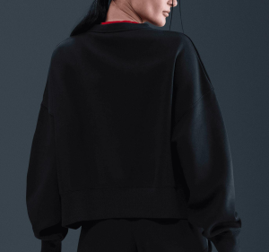 سویشرت تنیس زنانه نایک NikeCourt Heritage Phoenix Fleece – مشکی