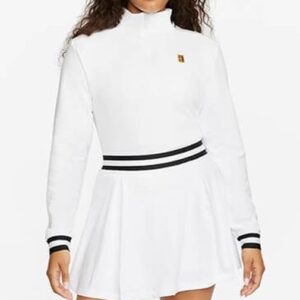 دامن تنیس زنانه نایک NikeCourt Dri-FIT Heritage – سفید