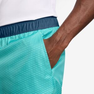 شلوارک تنیس مردانه نایک NikeCourt Dri-FIT Print Victory 7” (18 cm)  – آبی