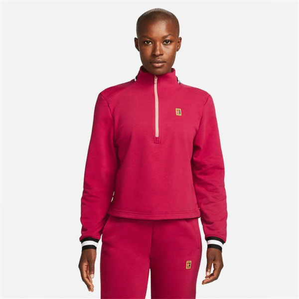 سویشرت تنیس زنانه نایک Nike Court Dri-FIT Heritage - قرمز