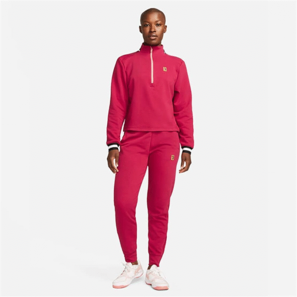 سویشرت تنیس زنانه نایک Nike Court Dri-FIT Heritage - قرمز - Image 3