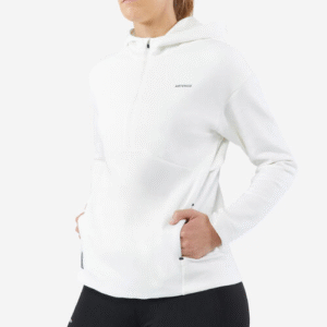 سویشرت تنیس زنانه دکتلون DECATHLON Dry 900 - سفید