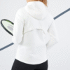 سویشرت تنیس زنانه دکتلون DECATHLON Dry 900 - سفید - Image 4