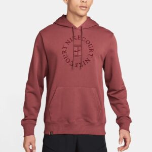 سویشرت تنیس مردانه نایک Nike Court Heritage Dri-FIT French Terry - صورتی