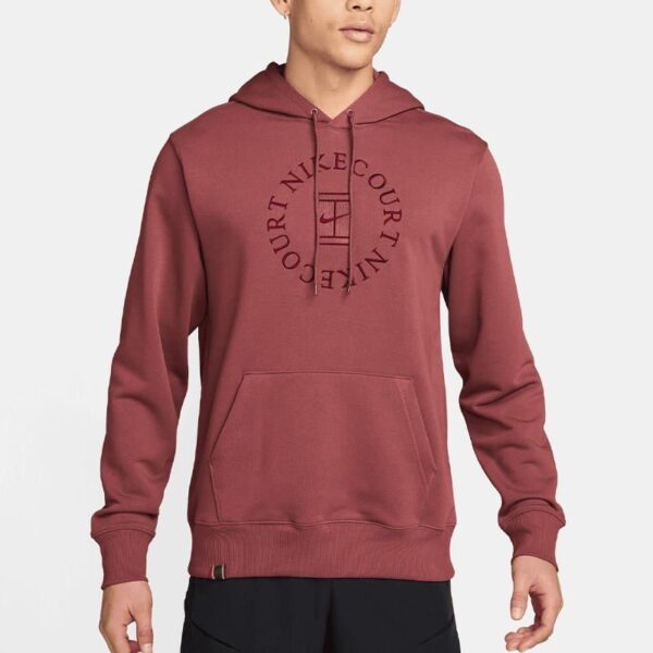 سویشرت تنیس مردانه نایک Nike Court Heritage Dri-FIT French Terry  - صورتی
