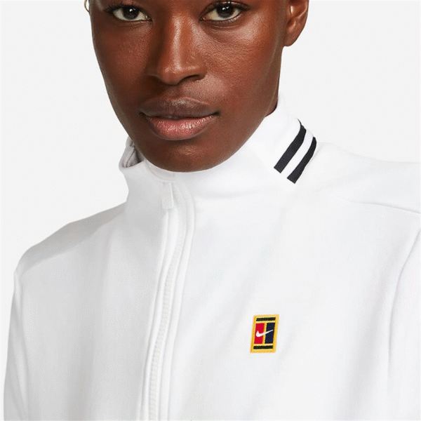 سویشرت تنیس زنانه نایک Nike Court Dri-FIT Heritage - سفید - Image 2