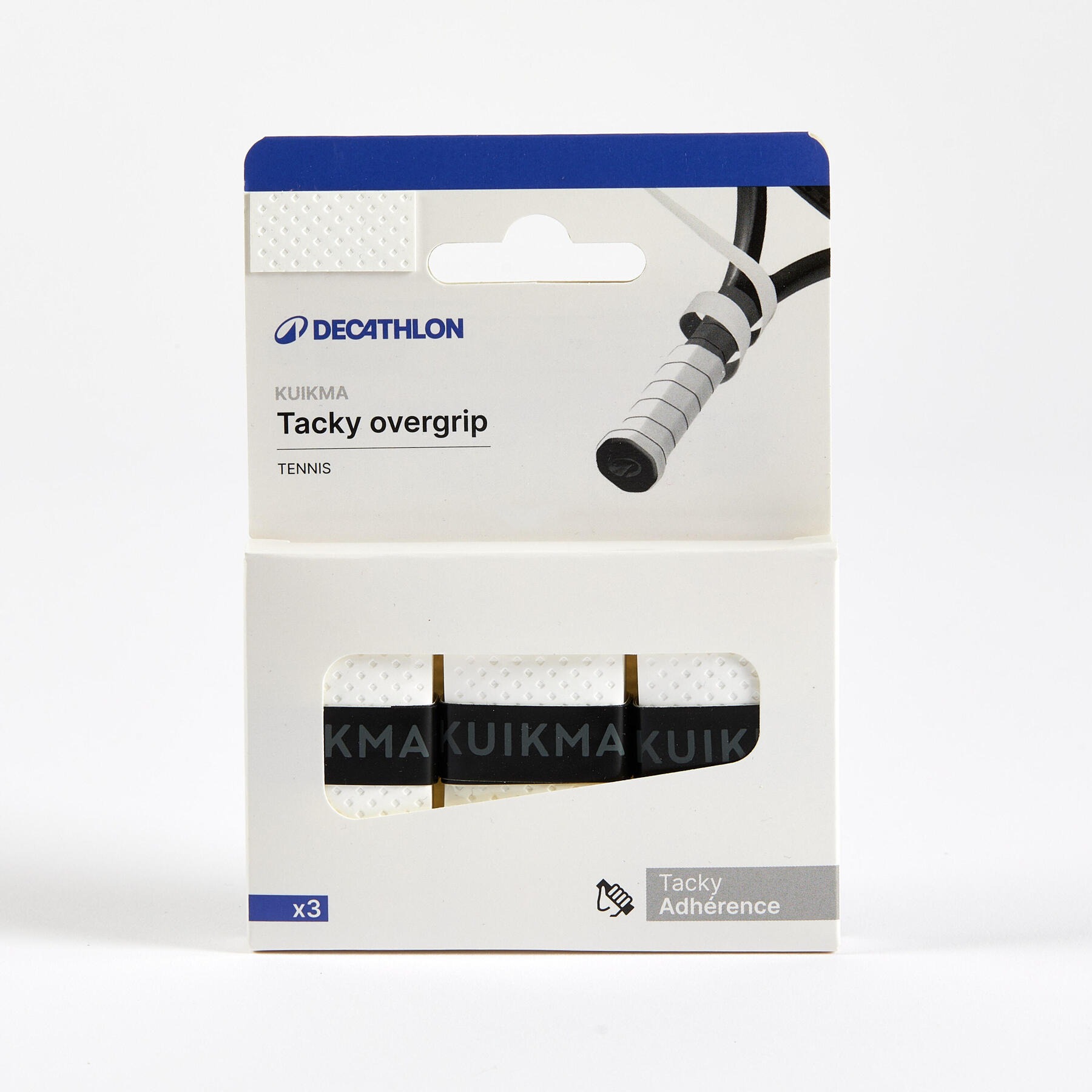 اورگریپ تنیس دکتلون کویکما - DECATHLON OVERGRIP White TACKY - بسته 3 عددی اورگریپ تنیس دکتلون کویکما - DECATHLON OVERGRIP White TACKY - بسته 3 عددی