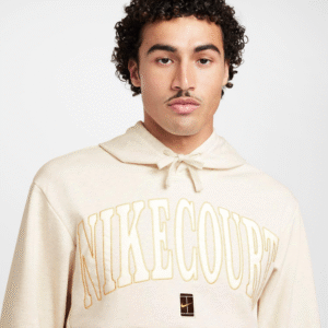 سویشرت تنیس مردانه نایک Nike Court Heritage Printed - کرم