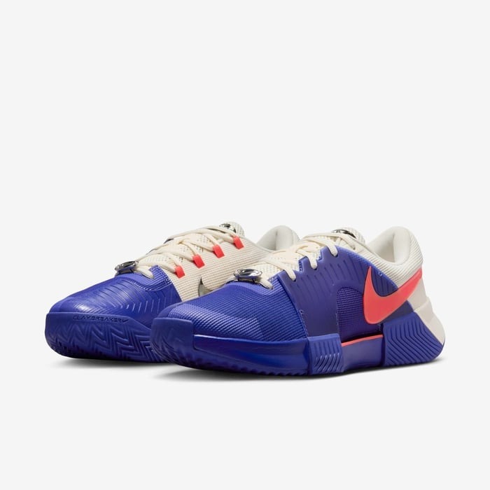 کفش تنیس مردانه نایک Nike GP Challenge 1 Premium- سفید/سرمه ای کفش تنیس مردانه نایک Nike GP Challenge 1 Premium- سفید/سرمه ای - Image 6