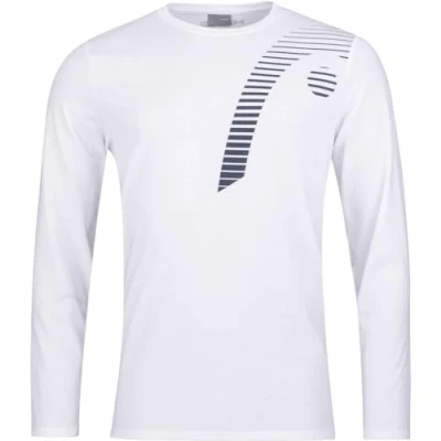تیشرت تنیس مردانه هد HEAD Men Club 22 Cliff LS - سفید تیشرت تنیس مردانه هد HEAD Men Club 22 Cliff LS - سفید