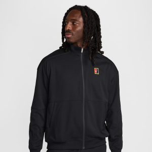 سویشرت تنیس مردانه نایک Nike Court Heritage Dri-Fit - مشکی سویشرت تنیس مردانه نایک Nike Court Heritage Dri-Fit - مشکی