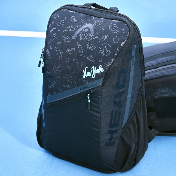 کوله تنیس هد HEAD Tour Backpack 25L Neon - مشکی/نئون کوله تنیس هد HEAD Tour Backpack 25L Neon - مشکی/نئون - Image 4