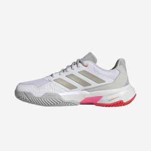 کفش تنیس زنانه آدیداس -Adidas Courtjam Control 3 – سفید/صورتی
