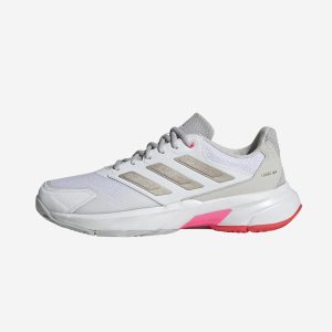 کفش تنیس زنانه آدیداس -Adidas Courtjam Control 3 - سفید/صورتی