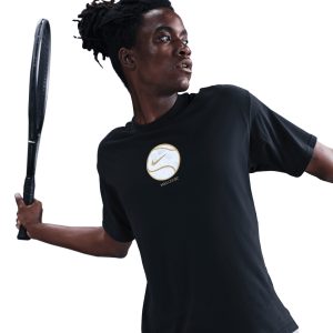 تی شرت تنیس مردانه نایک Nike Dri-FIT Max90 – مشکی